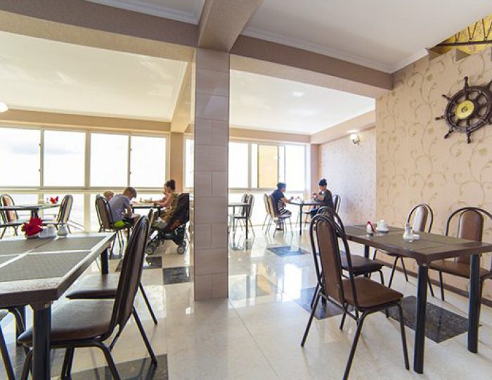 Столовая в корпусе люкс - Гостиница «Белые скалы»