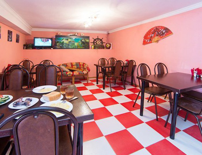 Столовая в корпусе эконом - Гостиница «Белые скалы»